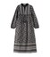 PRINTED TASSEL TIE DRESS