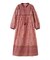 PRINTED TASSEL TIE DRESS