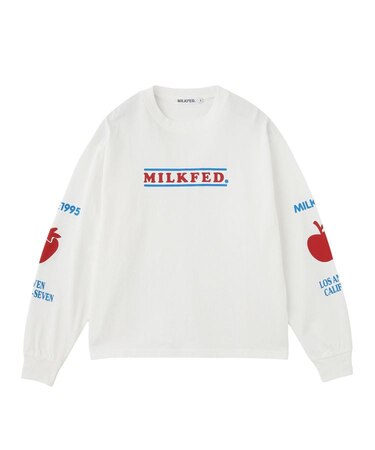 FRUIT SLEEVE PRINT L/S TEE