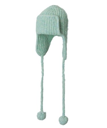 EAR FLAP KNIT CAP