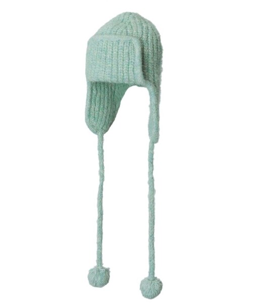 EAR FLAP KNIT CAP