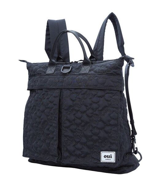 CHERRY QUILTED HELMET BAG