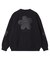 FLOWER ELBOW PATCH SWEAT TOP