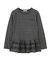 RUFFLE HEM L/S TOP