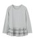 RUFFLE HEM L/S TOP