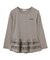 RUFFLE HEM L/S TOP