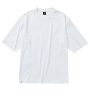 持続冷感-1℃コットン オーバーサイズ5分袖Tシャツ