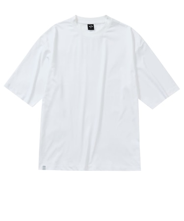 持続冷感-1℃コットン オーバーサイズ5分袖Tシャツ