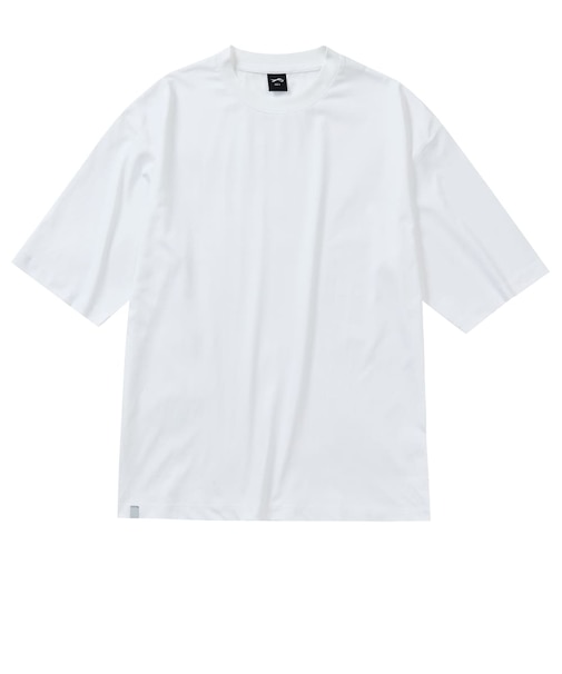 持続冷感-1℃コットン オーバーサイズ5分袖Tシャツ