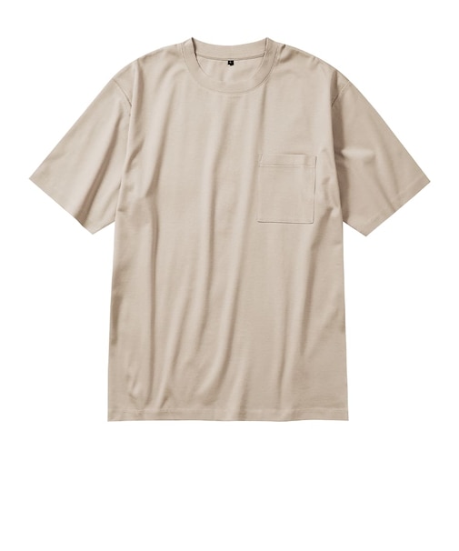 シルキー冷感コットン半袖Tシャツ