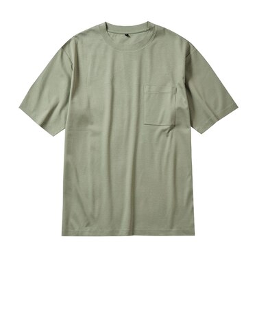 シルキー冷感コットン半袖Tシャツ