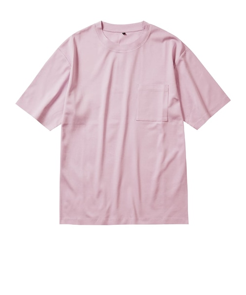 シルキー冷感コットン半袖Tシャツ
