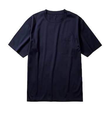 シルキー冷感コットン半袖Ｔシャツ
