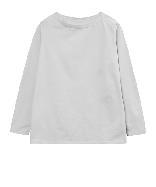 レディースソロテックス(R)使用シーンレスボートネックTシャツ