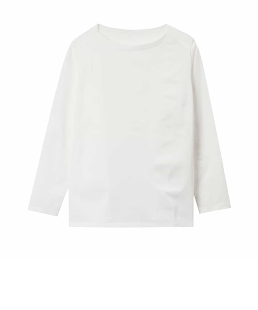 レディースソロテックス(R)使用シーンレスボートネックＴシャツ