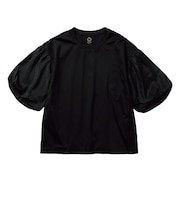 レディースドライサイドバルーンスリーブTシャツ