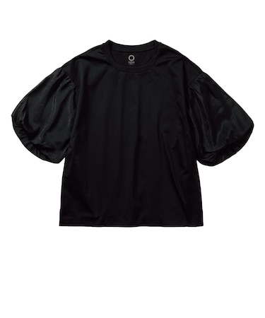 レディースドライサイドバルーンスリーブTシャツ