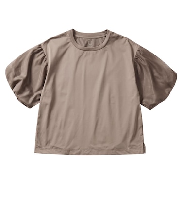 レディースドライサイドバルーンスリーブTシャツ