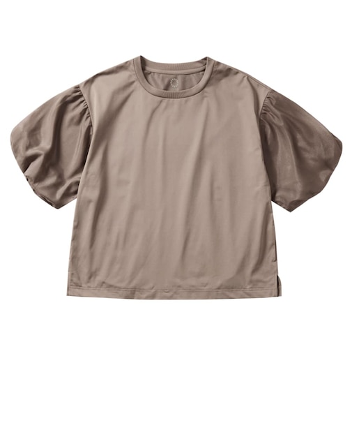 レディースドライサイドバルーンスリーブTシャツ