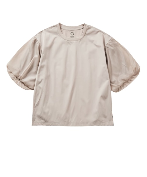 レディースドライサイドバルーンスリーブTシャツ