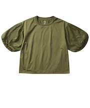 レディースドライサイドバルーンスリーブTシャツ