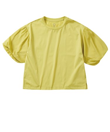 レディースドライサイドバルーンスリーブTシャツ
