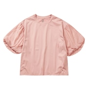 レディースドライサイドバルーンスリーブTシャツ