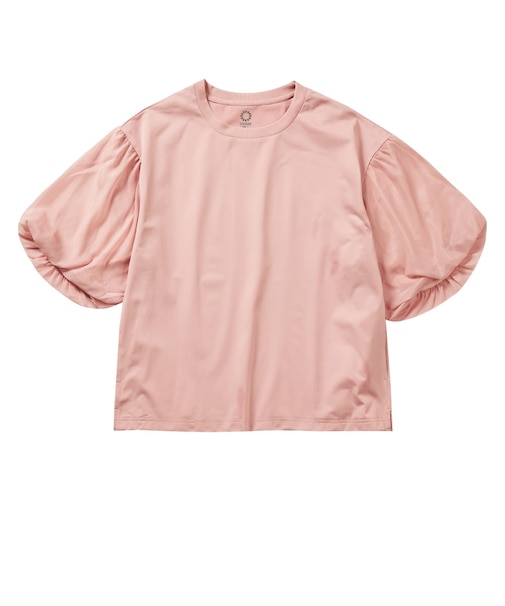 レディースドライサイドバルーンスリーブTシャツ