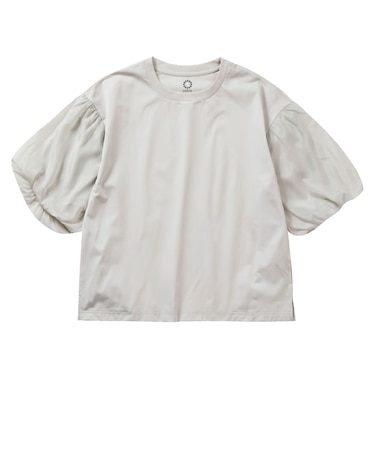 レディースドライサイドバルーンスリーブTシャツ