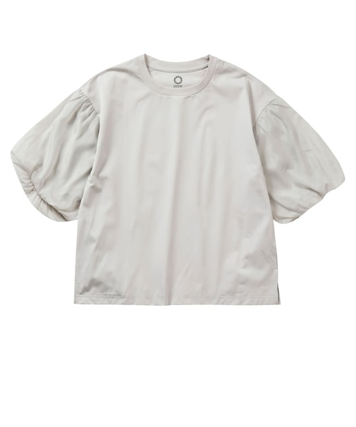 レディースドライサイドバルーンスリーブTシャツ