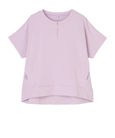 レディースメンモリーハーフジッププルオーバー
