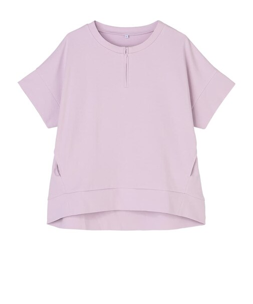 レディースメンモリーハーフジッププルオーバー