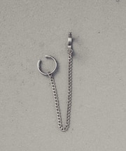 Cable Chain Charm Set Earcuff