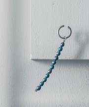 Color Pearl 2way Blue Earring / Single