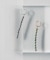 Color Pearl 2way Kahki-Graysh Perple Earring / Single