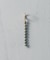 Color Pearl 2way Kahki-Graysh Perple Earring / Single