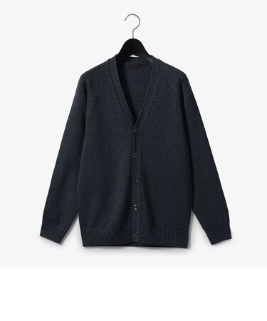 ダーバン D'URBAN 美濃和紙メランジニット9GGVカーディガン