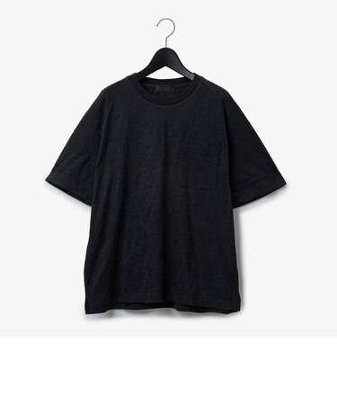 ダーバン D'URBAN カモフラジャカードジャージークルーネックTシャツ
