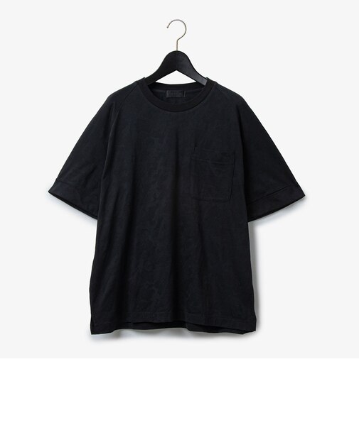 ダーバン D'URBAN カモフラジャカードジャージークルーネックTシャツ
