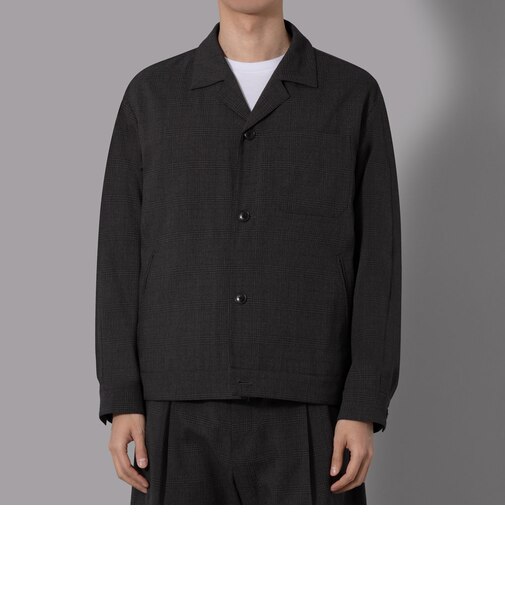 ダーバン D'URBAN サッカーチェックシャツジャケット