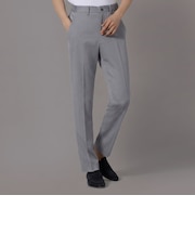 ダーバン D'URBAN キュプラ混ドレスチノパンツ(ノータック)