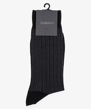 ダーバン D'URBAN ストライプ柄ソックス