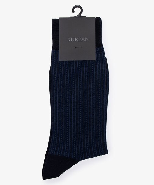 ダーバン D'URBAN ストライプ柄ソックス