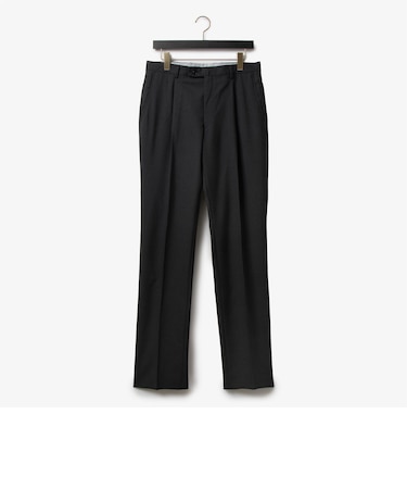 ダーバン D'URBAN Zeal ウールストレッチドレスパンツ(ワンタック) (グレー)