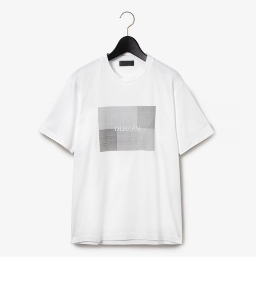 ダーバン D'URBAN ダーバンパネルグラフィックプリントTシャツ(ショートスリーブ)
