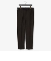 ダーバン D'URBAN Active r.a.s.o. チャコールグレー織柄ドレスパンツ(ノータック)