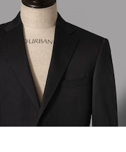 ダーバン D'URBAN r.a.s.o. グレー無地スーツ(総裏)(サイドベンツ)