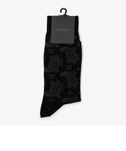 ブラックペイズリーソックス