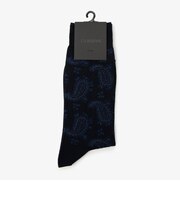 ブラックペイズリーソックス