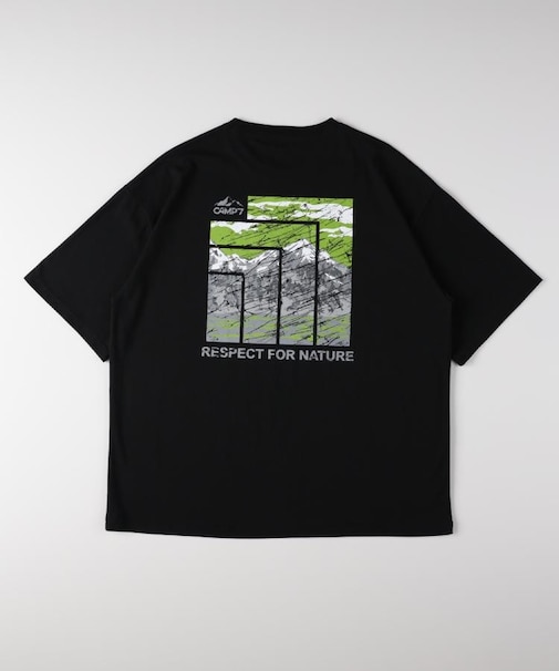 CAMP7(キャンプ7)アートグラフィックプリントTシャツ